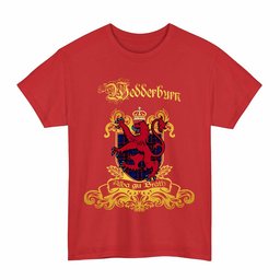 Scottish Wedderburn Clan Tartan Lion Rampant of Scotland T-Shirt
