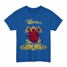 Scottish Wardlaw Clan Tartan Lion Rampant of Scotland T-Shirt