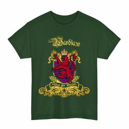 Scottish Wardlaw Clan Tartan Lion Rampant of Scotland T-Shirt