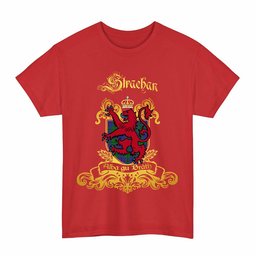 Scottish Strachan Clan Tartan Lion Rampant of Scotland T-Shirt