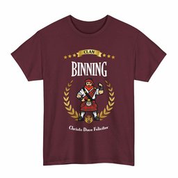 ScotsTee Shop Scottish Binning of Wallifoord Clan Tartan T-Shirt - Motto Scotsman