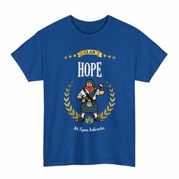 ScotsTee Shop Scottish Hope Clan Tartan T-Shirt - Motto Scotsman