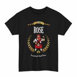 ScotsTee Shop Scottish Rose Clan Tartan T-Shirt - Motto Scotsman