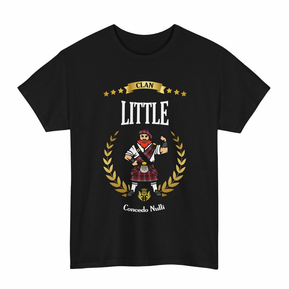 ScotsTee Shop Scottish Little Clan Tartan T-Shirt - Motto Scotsman