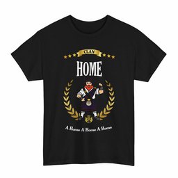 ScotsTee Shop Scottish Home (or Hume) Clan Tartan T-Shirt - Motto Scotsman