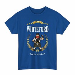 ScotsTee Shop Scottish Whiteford Clan Tartan T-Shirt - Motto Scotsman