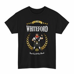 ScotsTee Shop Scottish Whiteford Clan Tartan T-Shirt - Motto Scotsman