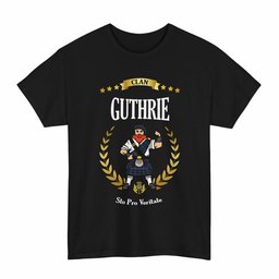 ScotsTee Shop Scottish Guthrie Clan Tartan T-Shirt - Motto Scotsman