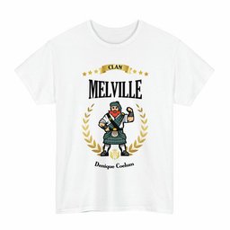ScotsTee Shop Scottish Melville Clan Tartan T-Shirt - Motto Scotsman