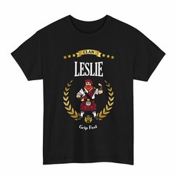 ScotsTee Shop Scottish Leslie Clan Tartan T-Shirt - Motto Scotsman
