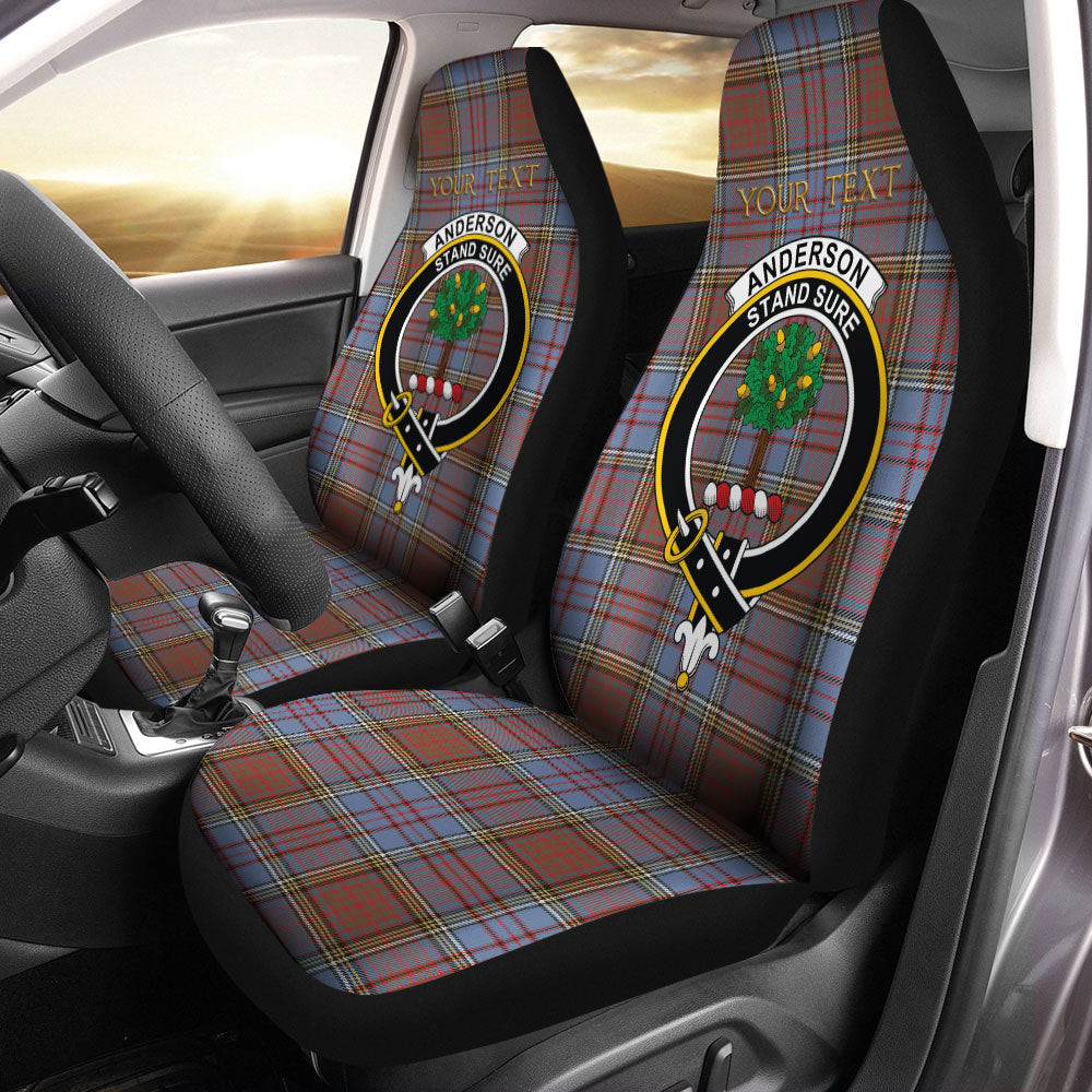 ScotsTee Shop Scottish Anderson Weathered Clan Crest Tartan Car Seat Covers