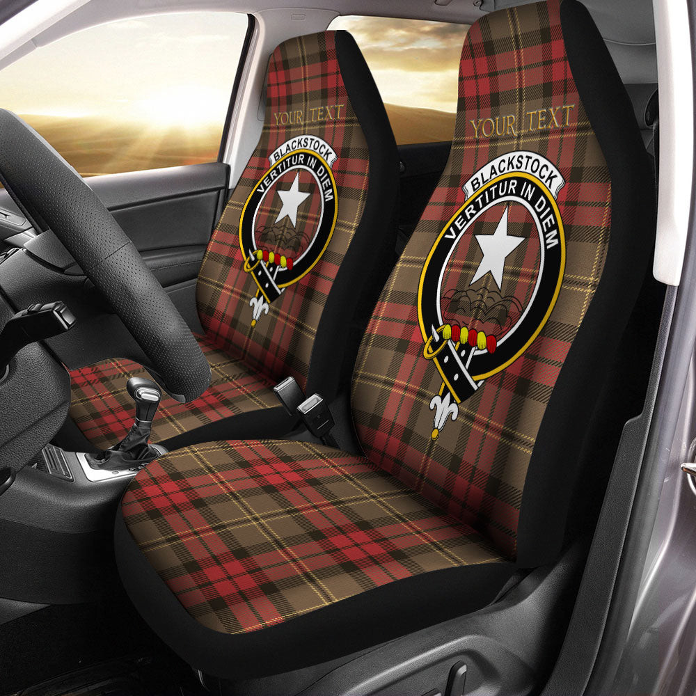 ScotsTee Shop Scottish Blackstock Hunting Weathered Clan Crest Tartan Car Seat Covers