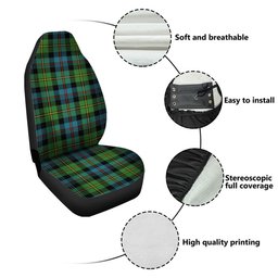 ScotsTee Shop Scottish Baillie Ancient Clan Crest Tartan Car Seat Covers