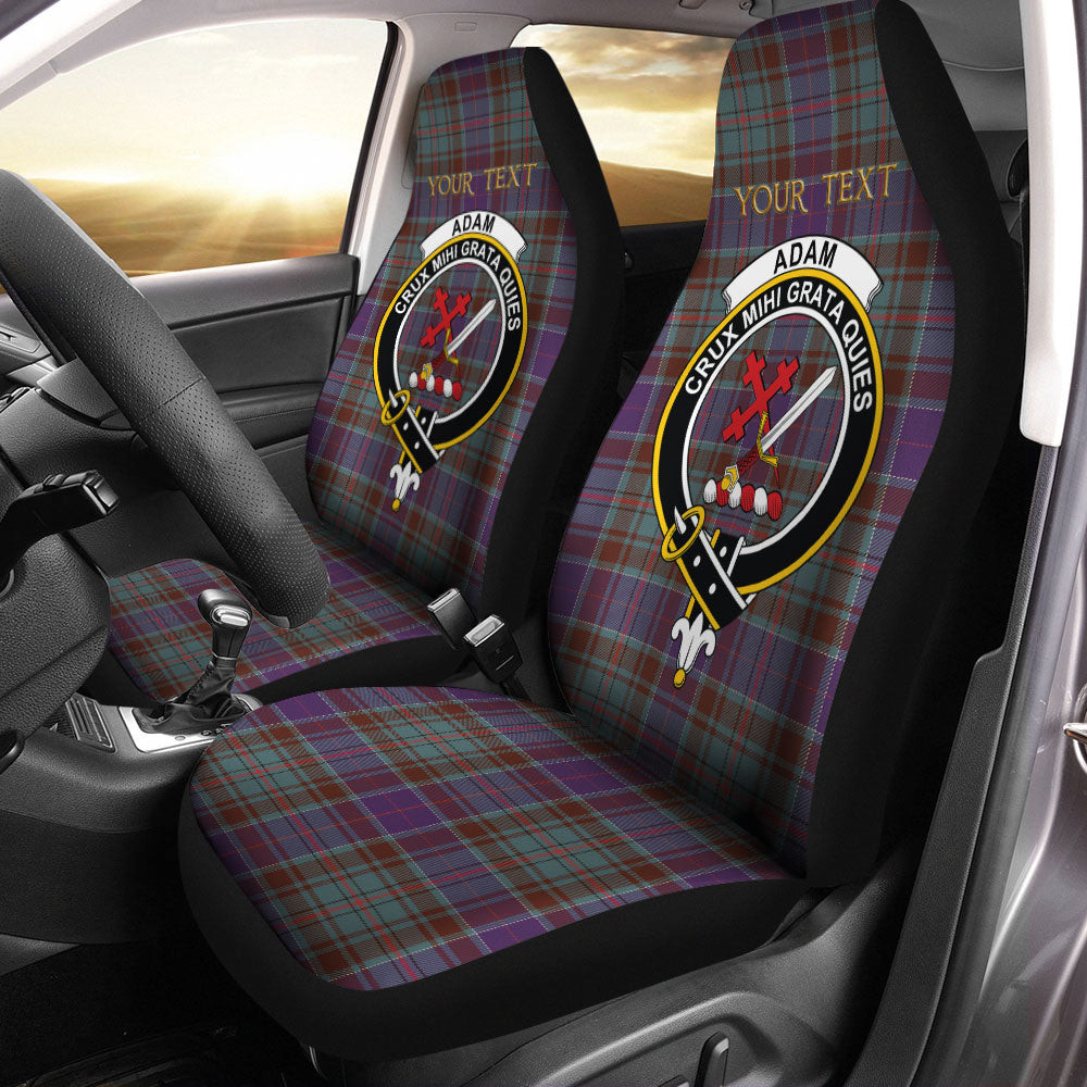 ScotsTee Shop Scottish Adam Weathered Clan Crest Tartan Car Seat Covers
