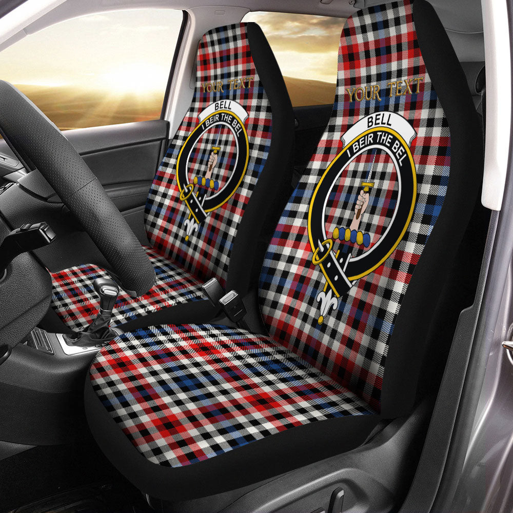 ScotsTee Shop Scottish Bell Border (Bell Southern Bell) Modern Clan Crest Tartan Car Seat Covers