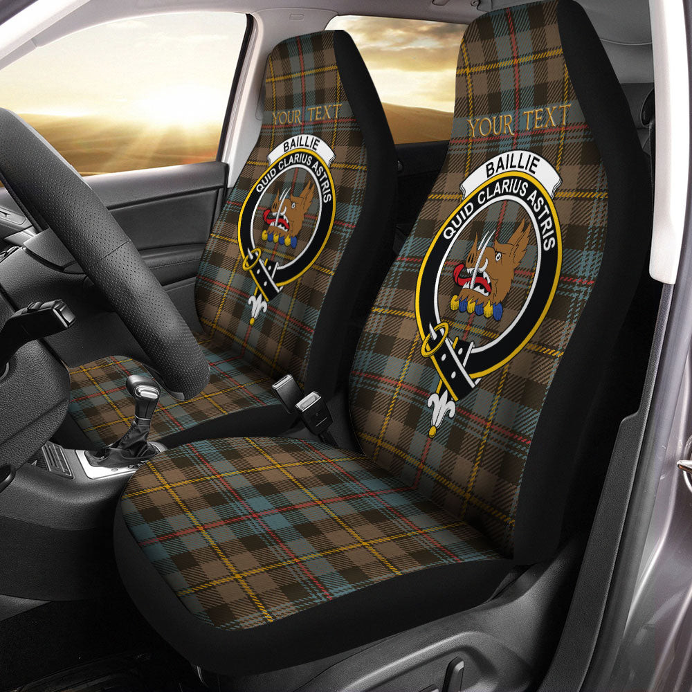 ScotsTee Shop Scottish Baillie Weathered Clan Crest Tartan Car Seat Covers