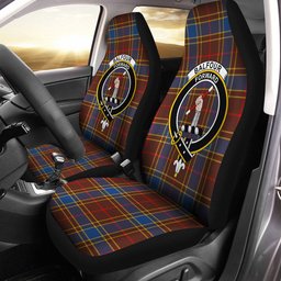 ScotsTee Shop Scottish Balfour Modern Clan Crest Tartan Car Seat Covers