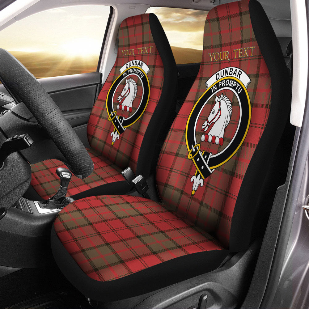 ScotsTee Shop Scottish Dunbar Weathered Clan Crest Tartan Car Seat Covers