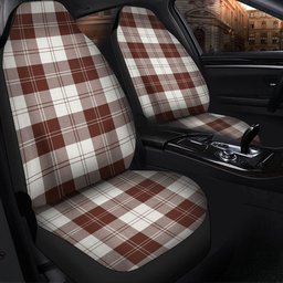 ScotsTee Shop Scottish Erskine Burgundy Clan Crest Tartan Car Seat Covers