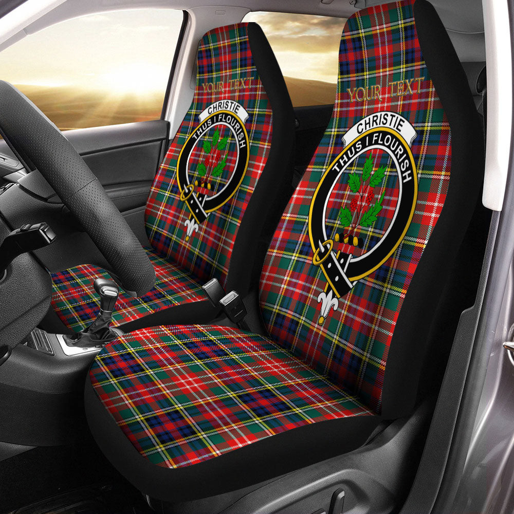 ScotsTee Shop Scottish Christie Modern Clan Crest Tartan Car Seat Covers