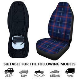 ScotsTee Shop Scottish Bryson Modern Clan Crest Tartan Car Seat Covers