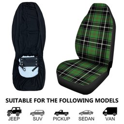 ScotsTee Shop Scottish Cleghorn Ancient Clan Crest Tartan Car Seat Covers