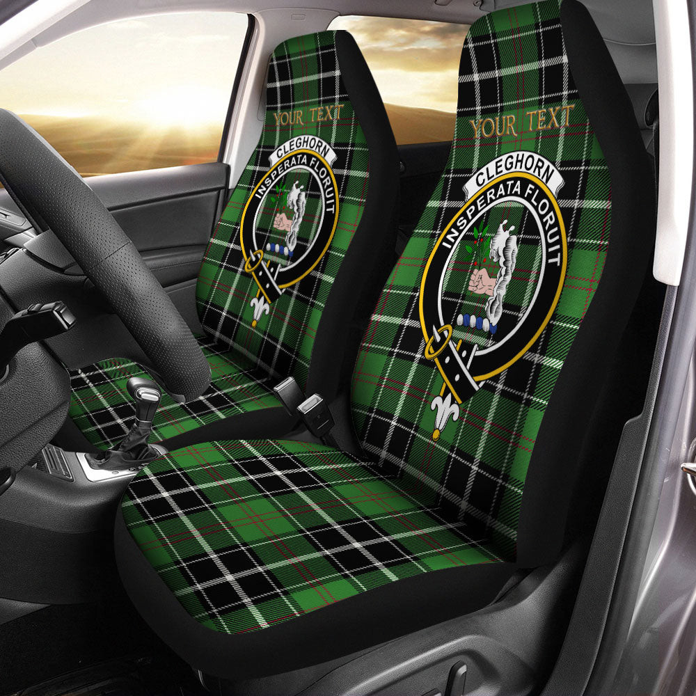 ScotsTee Shop Scottish Cleghorn Ancient Clan Crest Tartan Car Seat Covers