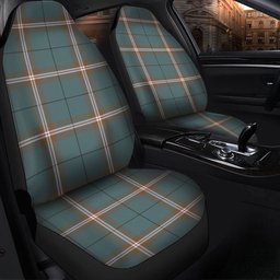 ScotsTee Shop Scottish Cleland Weathered Clan Crest Tartan Car Seat Covers