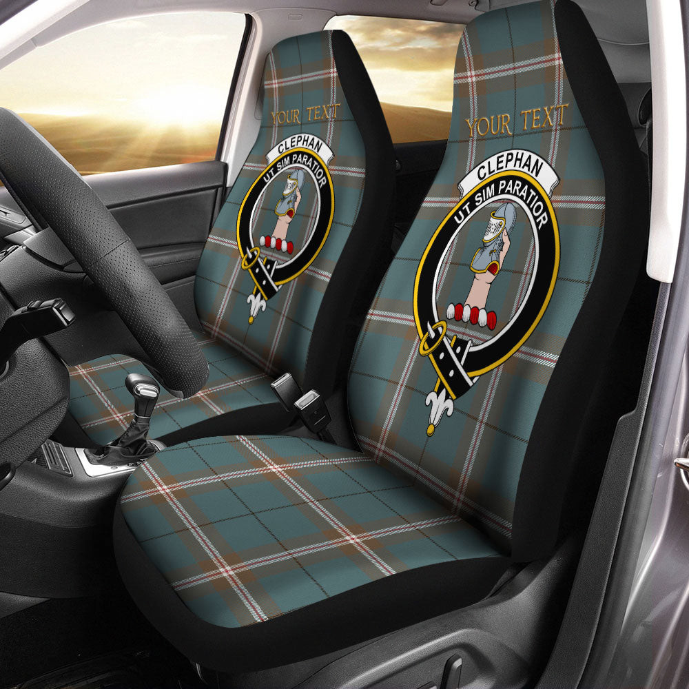 ScotsTee Shop Scottish Cleland Weathered Clan Crest Tartan Car Seat Covers
