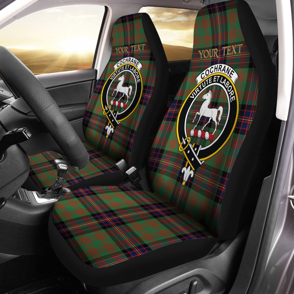 ScotsTee Shop Scottish Cochrane (Cochran) Modern Clan Crest Tartan Car Seat Covers
