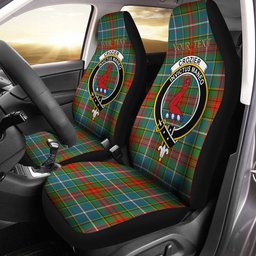 ScotsTee Shop Scottish Crozier Ancient Clan Crest Tartan Car Seat Covers