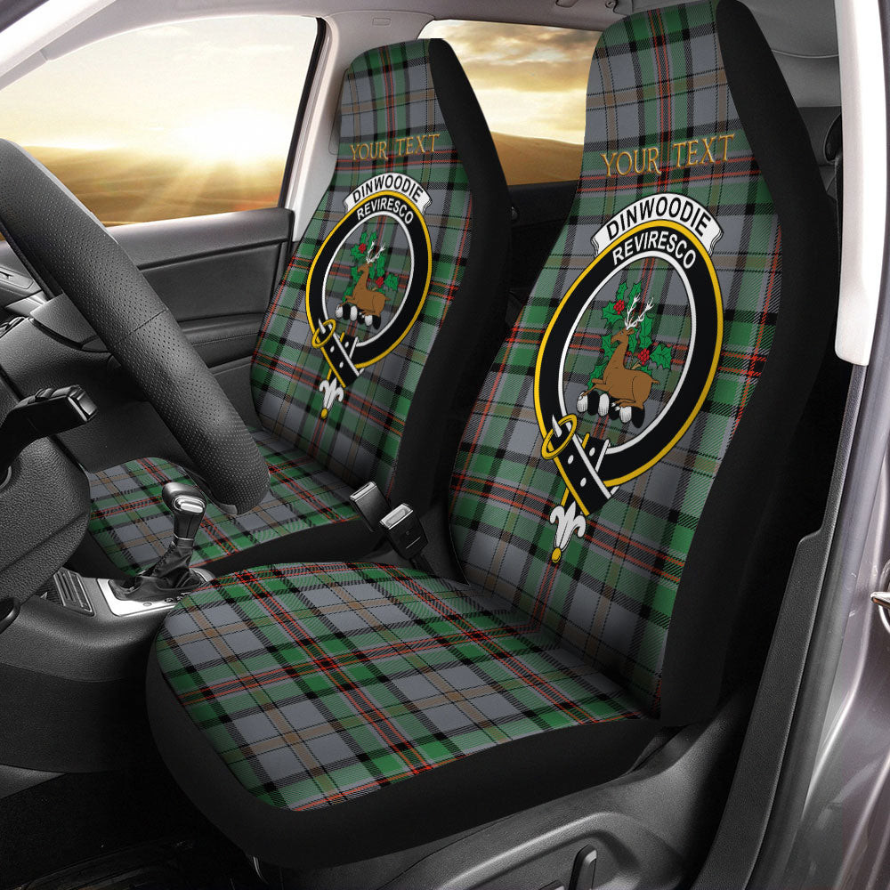 ScotsTee Shop Scottish Dinwoodie Ancient Clan Crest Tartan Car Seat Covers