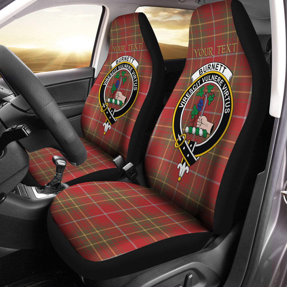 ScotsTee Shop Scottish Burnett Weathered Clan Crest Tartan Car Seat Covers