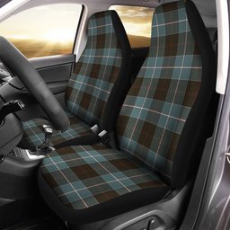 ScotsTee Shop Scottish Dunlop Weathered Clan Crest Tartan Car Seat Covers