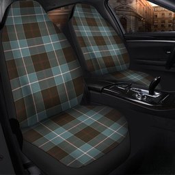 ScotsTee Shop Scottish Dunlop Weathered Clan Crest Tartan Car Seat Covers