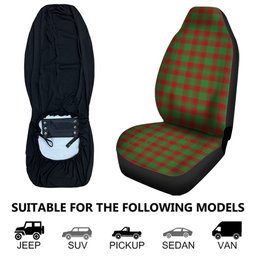 ScotsTee Shop Scottish Donachie Modern Clan Crest Tartan Car Seat Covers