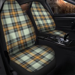 ScotsTee Shop Scottish Burns Modern Clan Crest Tartan Car Seat Covers