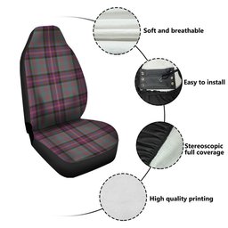 ScotsTee Shop Scottish Cochrane (Cochran) Weathered Clan Crest Tartan Car Seat Covers