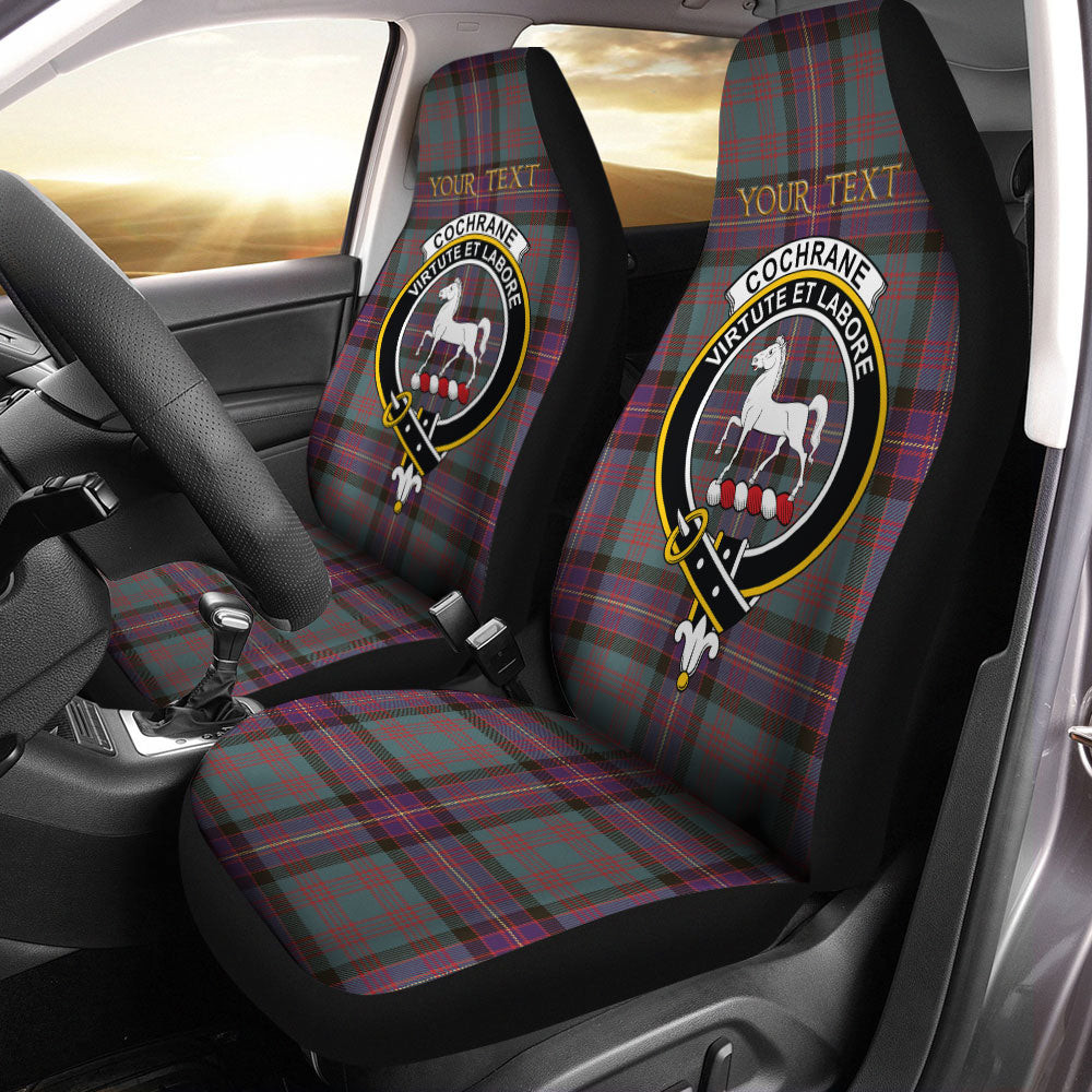ScotsTee Shop Scottish Cochrane (Cochran) Weathered Clan Crest Tartan Car Seat Covers