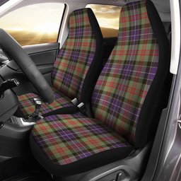 ScotsTee Shop Scottish Curry (Currie) Weathered Clan Crest Tartan Car Seat Covers