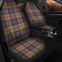 ScotsTee Shop Scottish Curry (Currie) Weathered Clan Crest Tartan Car Seat Covers
