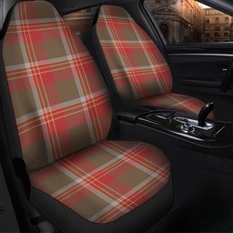 ScotsTee Shop Scottish Brisbane Weathered Clan Crest Tartan Car Seat Covers