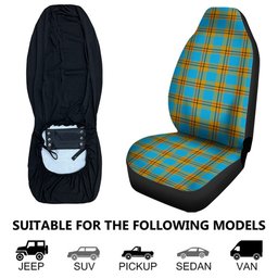 ScotsTee Shop Scottish Carlisle (Carlill) Ancient Clan Crest Tartan Car Seat Covers