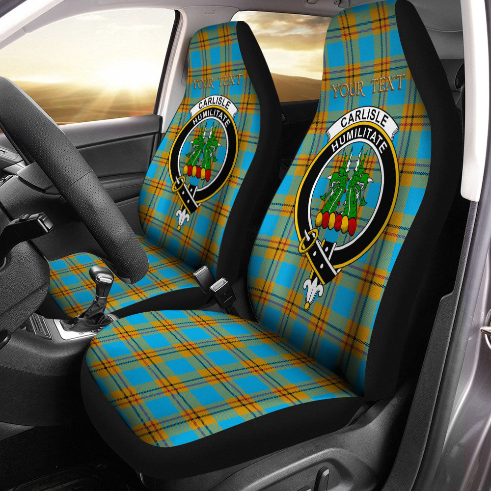 ScotsTee Shop Scottish Carlisle (Carlill) Ancient Clan Crest Tartan Car Seat Covers