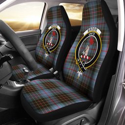 ScotsTee Shop Scottish Brodie Hunting Weathered Clan Crest Tartan Car Seat Covers
