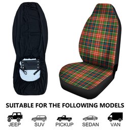 ScotsTee Shop Scottish Christie Ancient Clan Crest Tartan Car Seat Covers