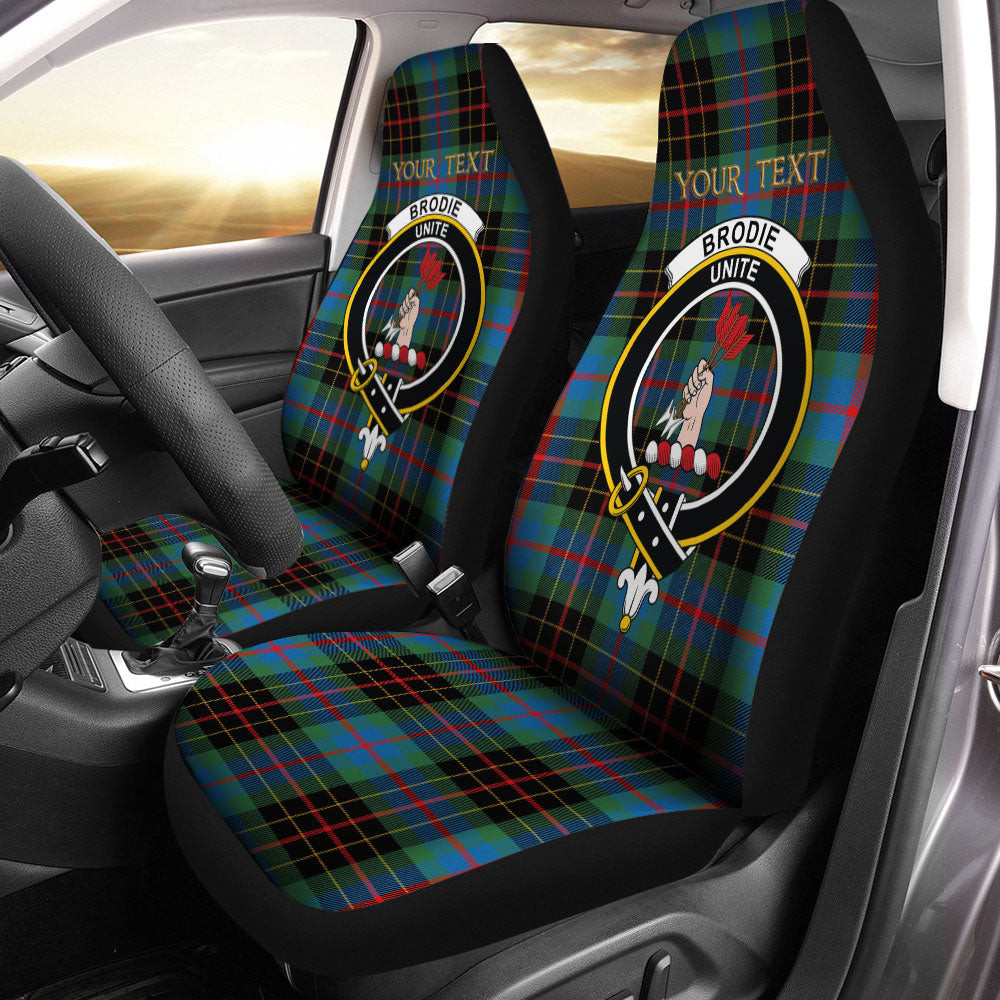 ScotsTee Shop Scottish Brodie Hunting Modern Clan Crest Tartan Car Seat Covers