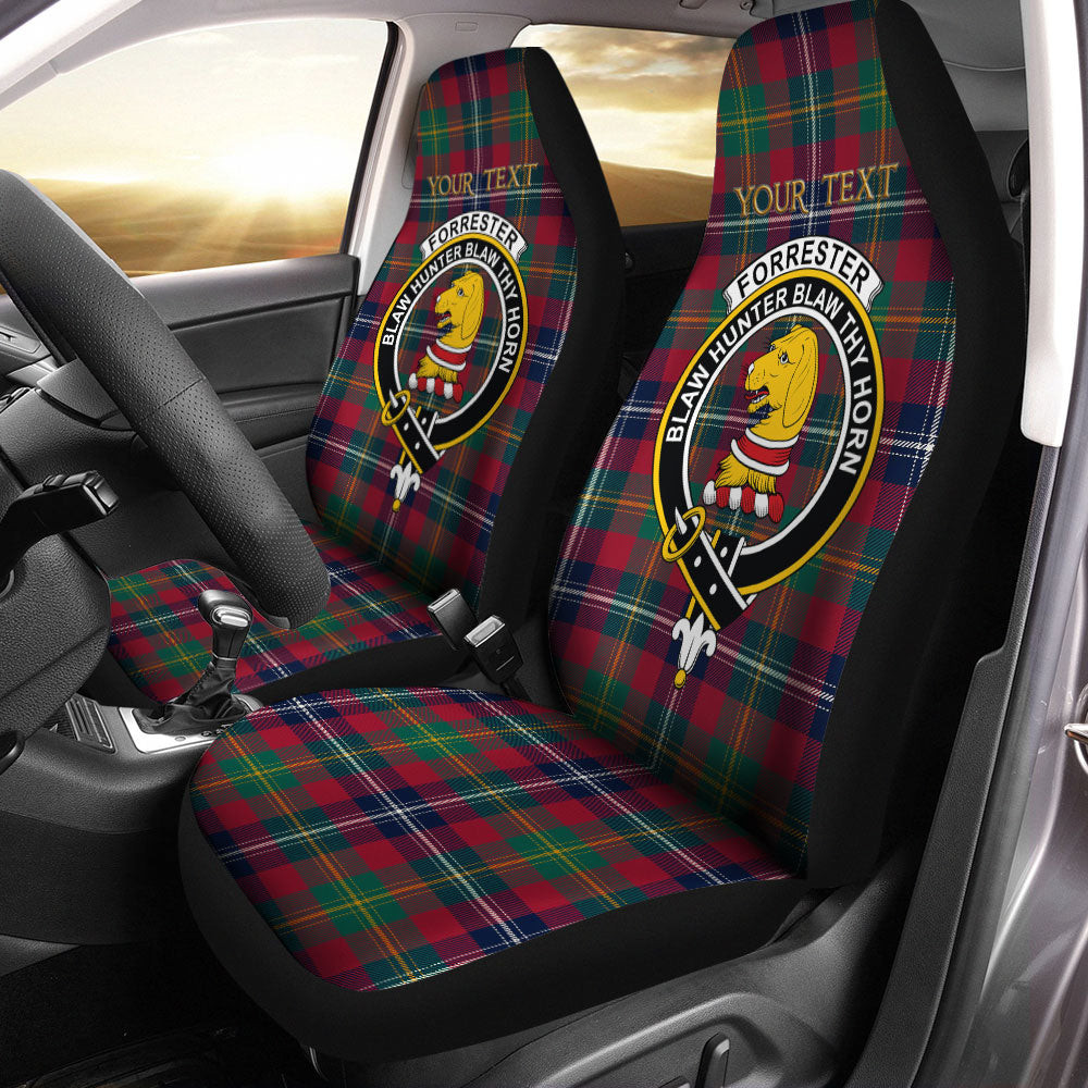 ScotsTee Shop Scottish Forrester Modern Clan Crest Tartan Car Seat Covers