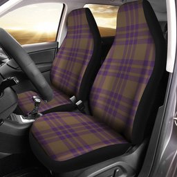 ScotsTee Shop Scottish Elphinstone Weathered Clan Crest Tartan Car Seat Covers