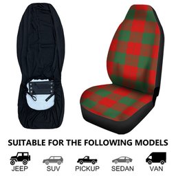 ScotsTee Shop Scottish Erskine Clan Crest Tartan Car Seat Covers